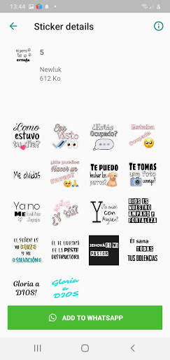 hola stickers saludos en español para whatsapp screenshot 4