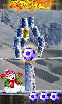 Bisa Bir keras Boom: Memukul Sepak bola Tin strike screenshot 1