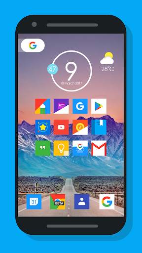 Oreo Square - Icon pack 2 تصوير الشاشة