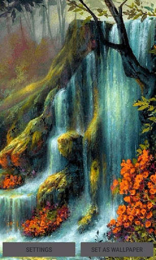 Nature Waterfall Magic LWP screenshot 1