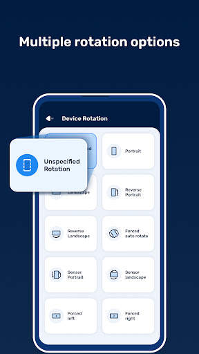 Custom Screen Rotation Control screenshot 2