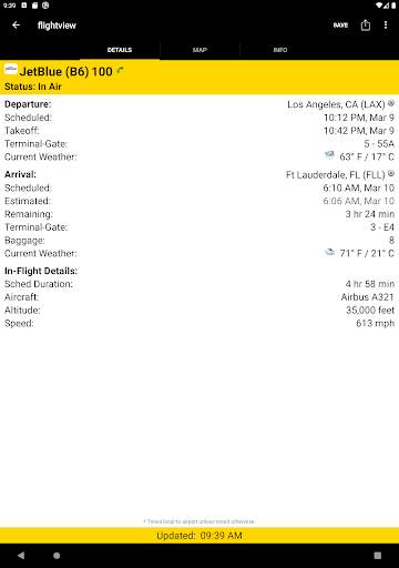 FlightView: Free Flight Tracker – Plane Finder 16 تصوير الشاشة
