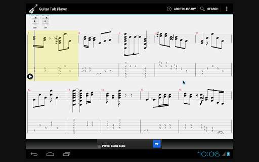 Guitar Tab Player 3 تصوير الشاشة