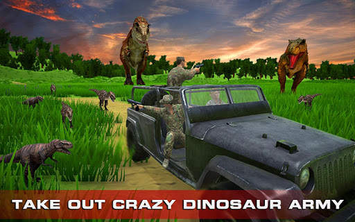 Wild Dinosaur Shooting Escape screenshot 9