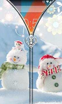 Snowman Zipper UnLock screenshot 3