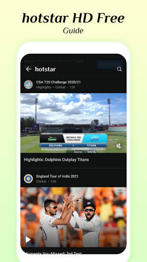 Hotstar Live Cricket TV Shows - Free Movies Guide screenshot 4