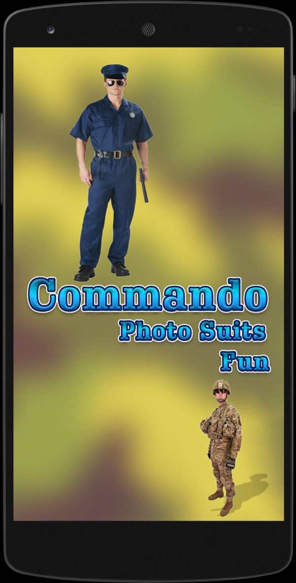 Commando Photo Suits Fun screenshot 1