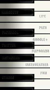 Piano Theme for ssLauncher OR screenshot 2