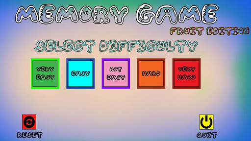 Memory: Fruit Edition screenshot 1