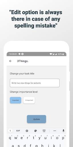 3Things: Improve Daily Productivity скриншот 6
