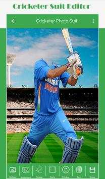 Cricketer Photo Suit screenshot 1