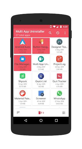 Multi App Uninstaller - Uninstall Multiple Apps screenshot 2