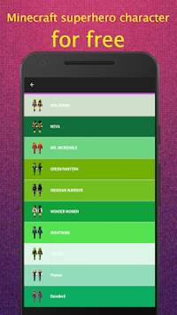 Superhero Skins Minecraft screenshot 3