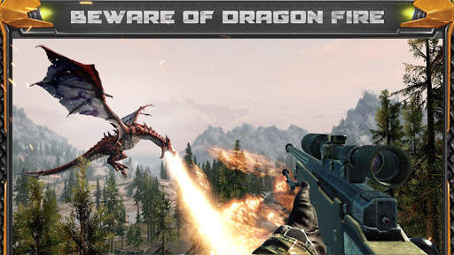 Dragon Hunting Sniper Shooting Game screenshot 1