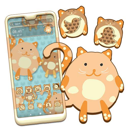 Cartoon Kitten Launcher Theme 1.0