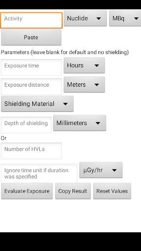 Nuke Med Calculator - Free screenshot 2