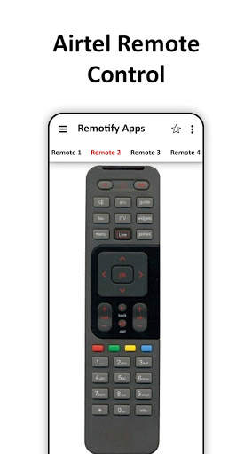 Remote control for Airtel TV screenshot 1