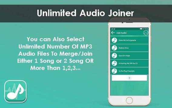 Multiple MP3 Audio Merger - Unlimited Audio Joiner screenshot 7