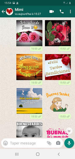 Stickers de saludos con Frases para WhatsApp screenshot 5