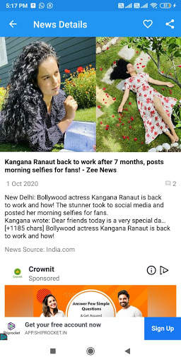 MobNews App - Get Breaking News Headlines screenshot 3