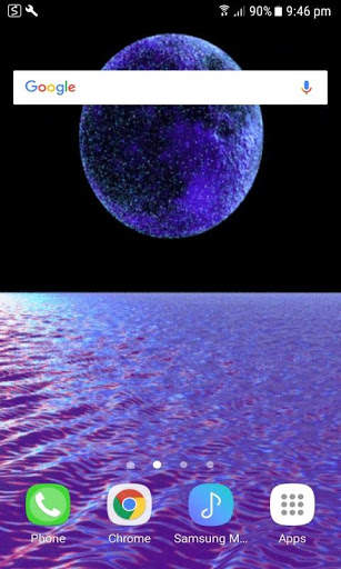 Night Moon Live Wallpaper screenshot 3