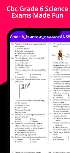Cbc Grade 6 Science Exams Ans screenshot 5