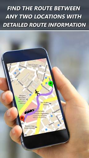 GPS Route Finder & Direction screenshot 1