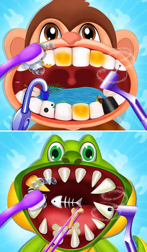 Jungle Animal Dentist Game screenshot 5