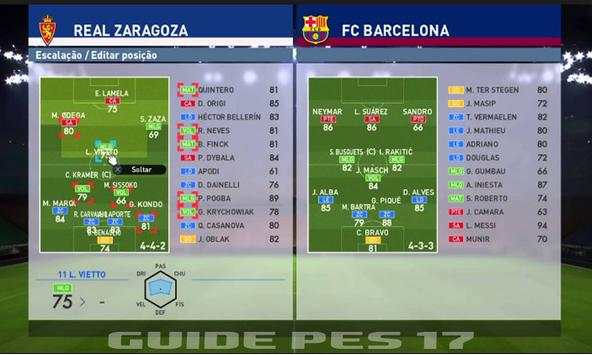 Guide: PES 17 screenshot 3