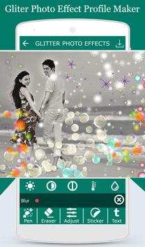 Gliter Photo Effect : Gliter Profile Maker screenshot 4