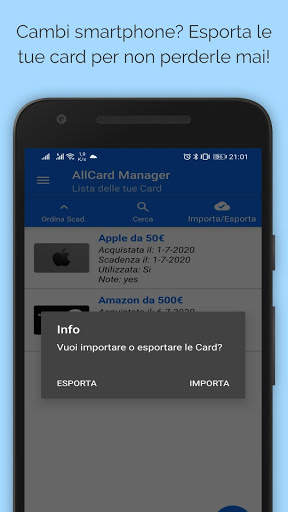 AllCard Manager Basic - Shopping Card Management screenshot 4