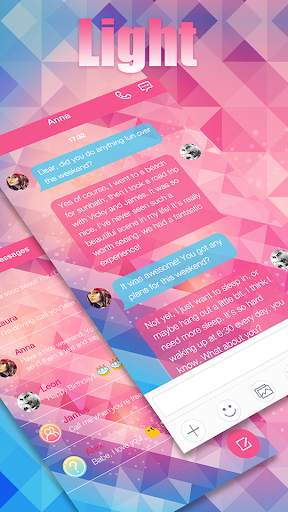 Light Messages Theme screenshot 1