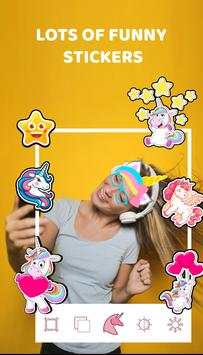 Unicorn Photo Editor - Kawaii Stickers screenshot 2