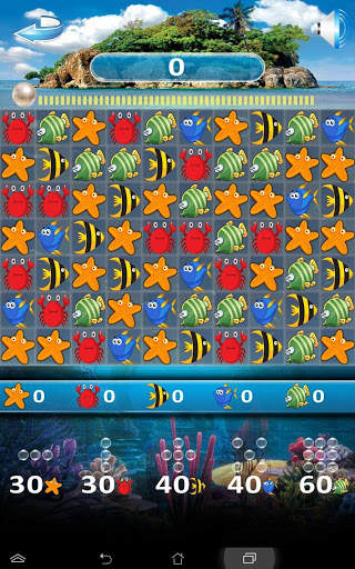Pearl World - three in a row screenshot 2