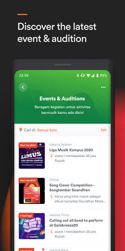 Soundfren - Music Professional Social Networking स्क्रीनशॉट 5