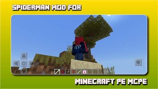 SpiderMan Minecarft Mod MCPE screenshot 2