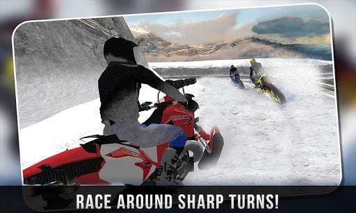 febbre pilota corsa neve bici screenshot 2