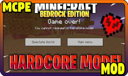 Hardcore Mode MCPE - Minecraft Mod screenshot 3