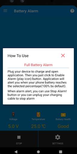 Full Battery Charge Alarm screenshot 5