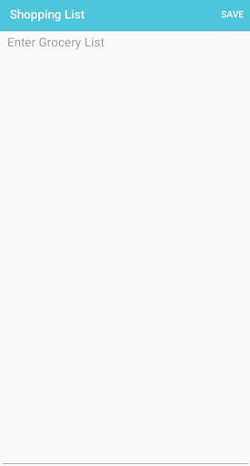 Shopping List Appication screenshot 4