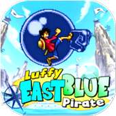Pirate Luffy King warrior game logo