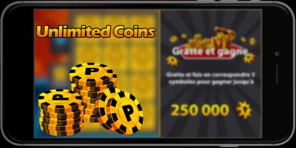 8 Ball Pool Coins Simulated screenshot 2