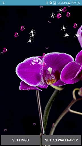 Orchid Live Wallpapers screenshot 4