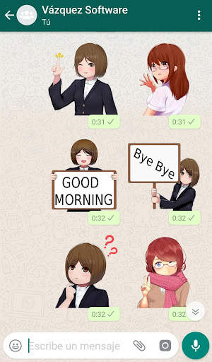 WASticker Anime Stickers screenshot 9