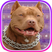 pitbull dog Keyboard Theme icon
