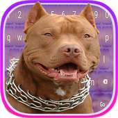 pitbull dog Keyboard Theme 7.4