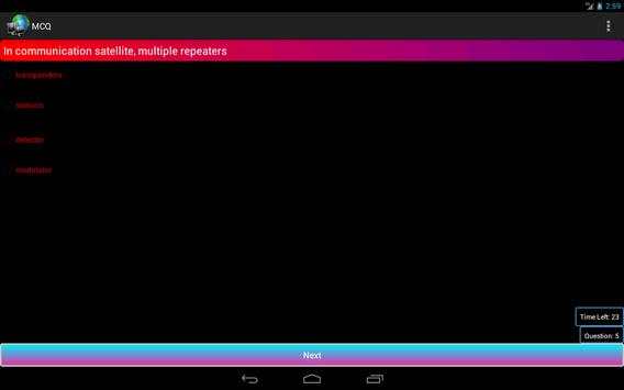 Computer Networks MCQ screenshot 12