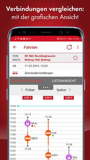 Vestische App screenshot 2