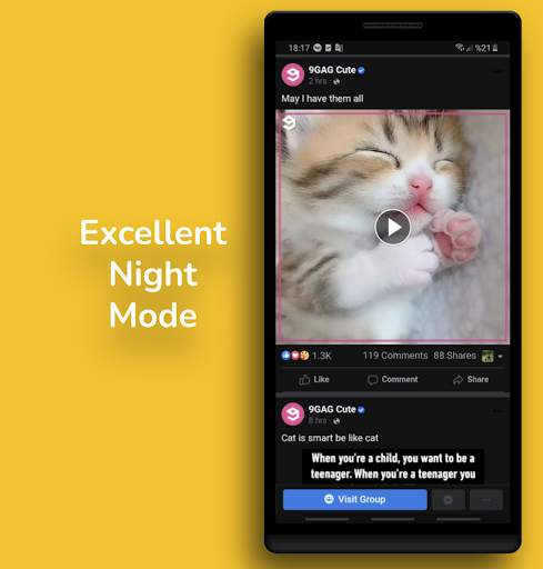 MiniFace Download Manager for Facebook  (1.5 MB) screenshot 4