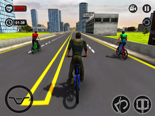 Rooftop Bicycle Stunt Rider 3D screenshot 11